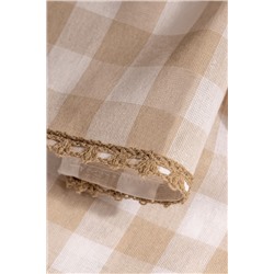 Carree 2'li Kopanakili Kurulama Bezi - Beyaz/Bej