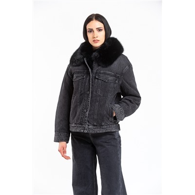 Chaqueta vaquera Negro
