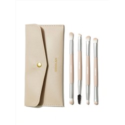 GLAM 101 EYE ESSENTIALS BRUSH SET WITH BAG