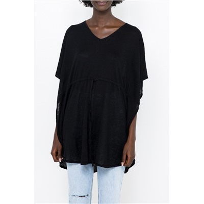 Jersey de lino Negro