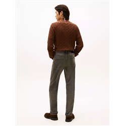 Garment Washed Slim Jean