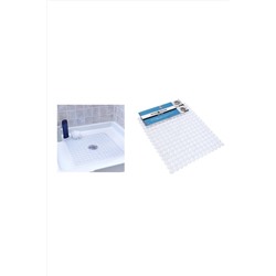 Bosphorus Banyo Duşakabin Içi Kaydırmaz Şeffaf Damlalı 27x31x0,8cm BOSP70060