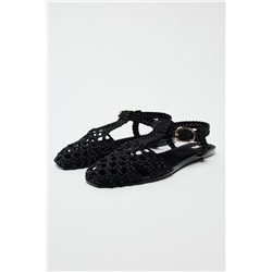 FLAT CAGE SANDALS
