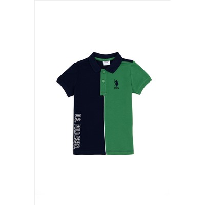Erkek Çocuk Lacivert Polo Yaka Tişört