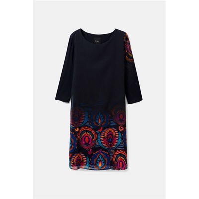 Vestido recto boho
