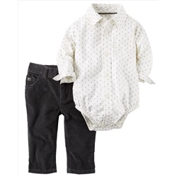 2-Piece Bodysuit & Pant Set