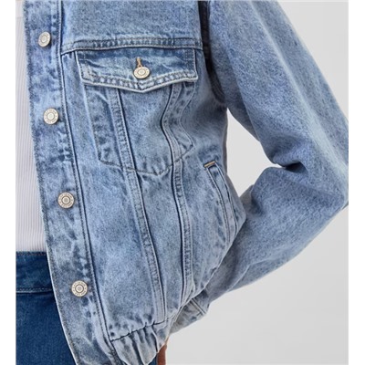 Relaxed Icon Denim Bomber Jacket
