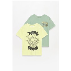 Pack of 2 printed T-shirts