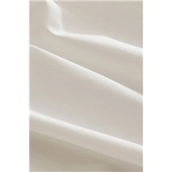 Manon King Size %100 Pamuk Ranforce Lastiksiz Çarşaf - Ekru