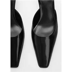Zapato piel punta destalonado