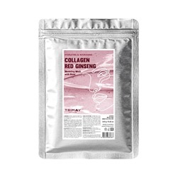 Collagen & Red Ginseng Modeling Mask With Rose, Альгинатная маска с коллагеном,  женьшенем и  частицами прованских роз