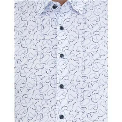 Beyaz Slim Fit Uzun Kollu Gömlek
