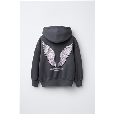 SUDADERA CAPUCHA ESTAMPADO