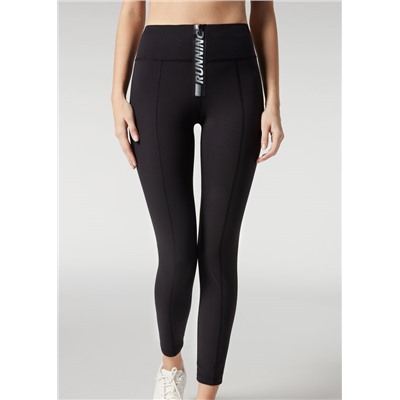 Active-Leggings mit Reißverschluss