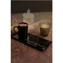 Keramika En Kıymetli Hediye Sensin Siyah Kahve Sunum Seti ST630002F650A0963000AKT100