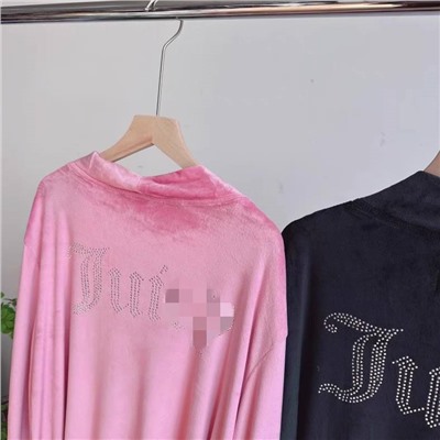 Мягкий, нежнейший велюровый домашний халат Juic*y Coutur*e