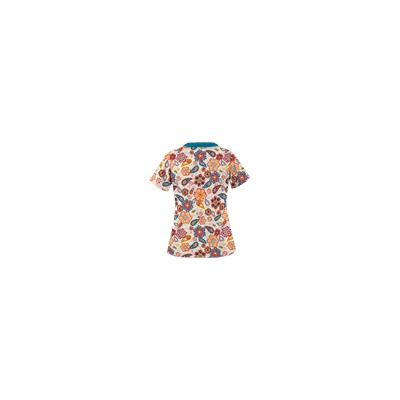UA Flower Child Sand Print Scrub Top