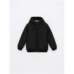 HOODED PUFFER JACKET
