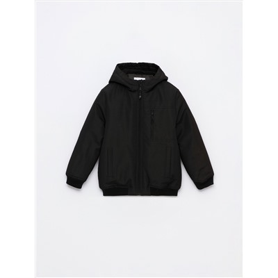HOODED PUFFER JACKET