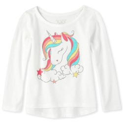 Baby And Toddler Girls Glitter Top