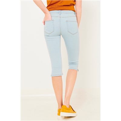 Pantalón pirata vaquero Azul