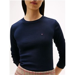 Long-Sleeve Crewneck Favorite T-Shirt