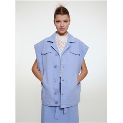 Weste aus Denim