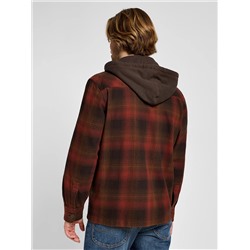 Premium Men's Western Hooded Shirt Jacket