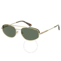 POLAROID  Polarized Green Oval Unisex Sunglasses