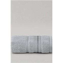 Joetta Yüz Havlusu - Gri - 50x80 cm