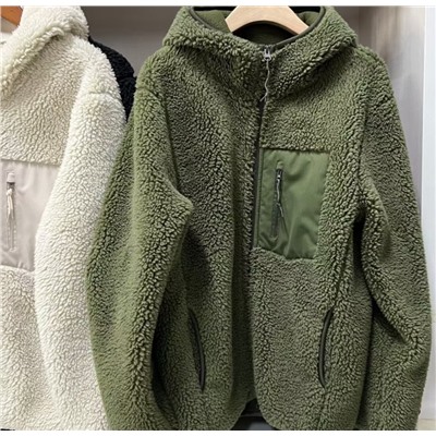 Куртка из искусственного овечьего флиса polar fleece с длинными рукавами