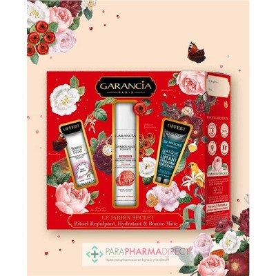 Garancia Coffret Le Jardin Secret - Rituel Repulpant, Hydratant & Bonne Mine