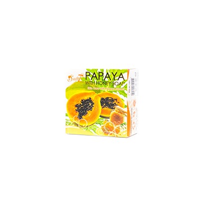 Мыло с папайей и медом от Soft7 120 гр / Soft7 papaya Soap 120g