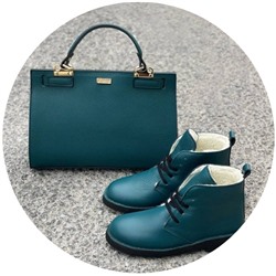 Ab.Zapatos 4619/2 Petrol+Ab.Zapatos PELLE Birkin/2 (720) АКЦИЯ