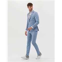 Açık Mavi Super Slim Fit Spor Takım Elbise