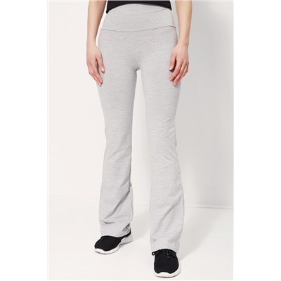 Pantalón recto Gris claro