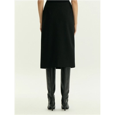 Юбка-карандаш миди на запах, S1074/monk