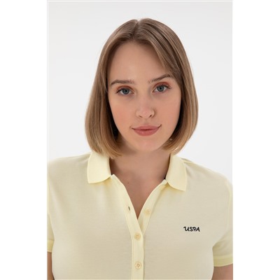 Kadın Limon Basic Polo Yaka Tişört