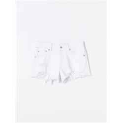 RIPPED DENIM SHORTS