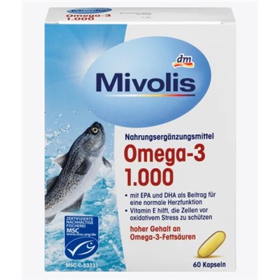 Omega-3 1000 , Kapseln 60 St., 85,1 g