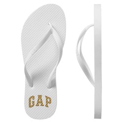 Gap Logo Flip Flops