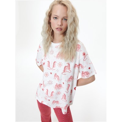 Bedrucktes T-Shirt im Regular-Fit