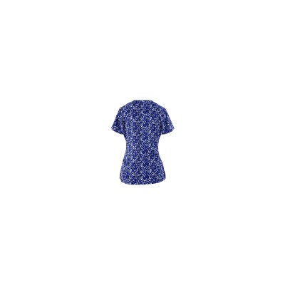 Barco One Scrubs Synergy Cobalt Print Top
