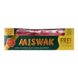 DABUR Toothpaste Miswak Herbal Зубная паста Мишвак Трявяная в комплекте с зубной щеткой 190г