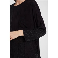 Blusa oversize transparencias