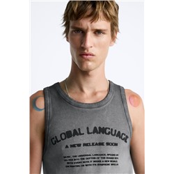 CAMISETA TANK TEXTOS