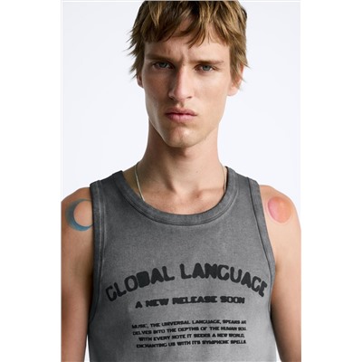 CAMISETA TANK TEXTOS
