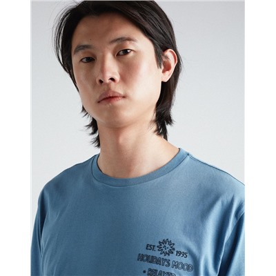 T-shirt, Men, Light Blue