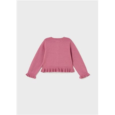 Rebeca de tricot con algodón sostenible para bebé