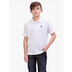 BOYS SOLID PIQUE POLO SHIRT